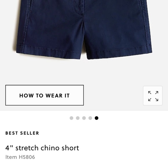 NWT Bundle 2 Shorts— J.Crew Chino Shorts 4in Navy and Khaki Size 4 - Picture 6 of 8